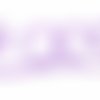 50 cm cordon pvc, caoutchouc plat largeur 1cm violet transparent