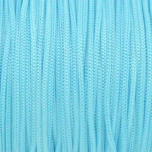 3m fil polyester, nylon tressé 0,7mm bleu ciel brillant 