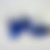 7 plumes teinte bleu électrique approximativement 8-14 cm 