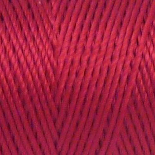 5 m fil, cordon nylon rouge cerise brillant 0,8mm