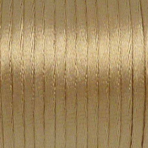 5m cordon queue de rat, ficelle chinoise doré clair brillant 2mm 