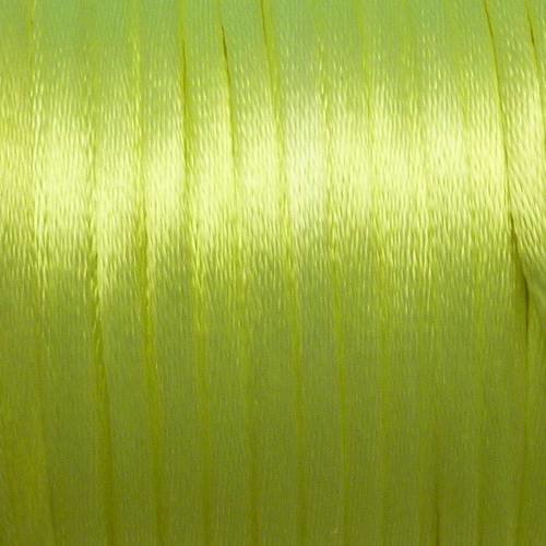 5m cordon queue de rat, ficelle chinoise jaune fluo 2mm
