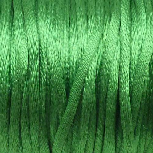 5m de fil, cordon queue de rat ou ficelle chinoise vert 2mm