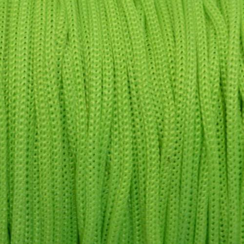 5m cordon polyester 0,8mm vert fluo - shamballa 