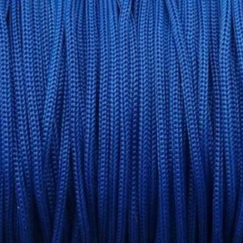 5m cordon polyester 0,8mm bleu électrique - shamballa