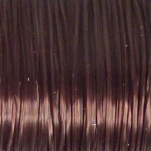 2m de fil nylon élastique marron transparent 0,5mm 