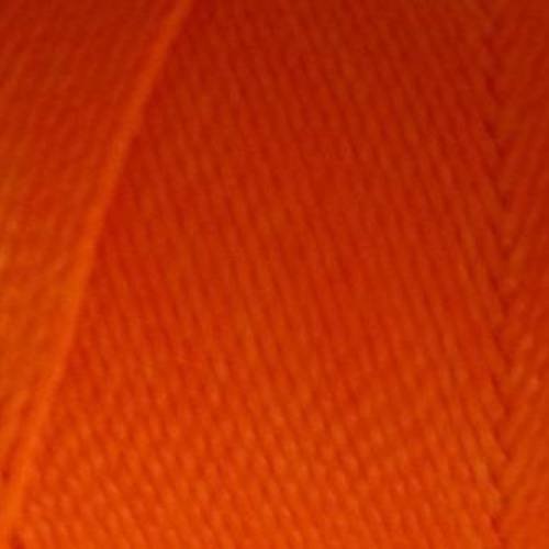 5 m de fil polyester ciré de couleur orange fluo 0,8mm 