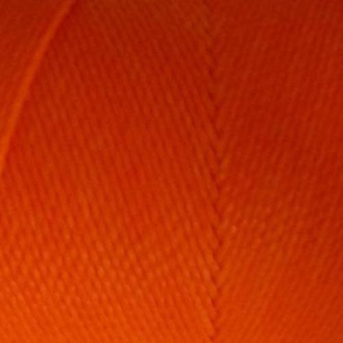 Fil polyester ciré de couleur orange fluo 0,8mm