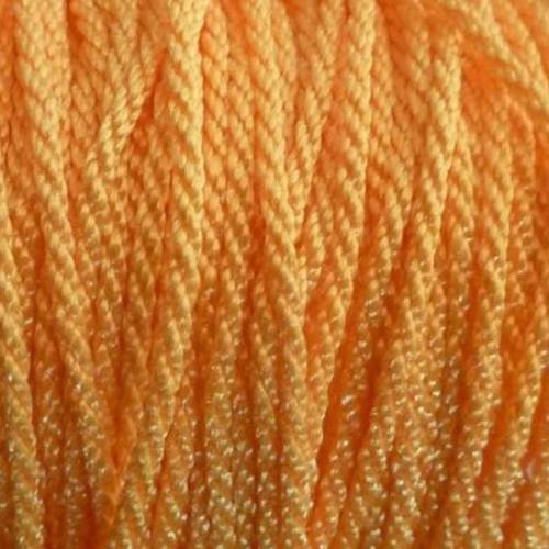 3m fil polyester de couleur orange brillant 1mm 