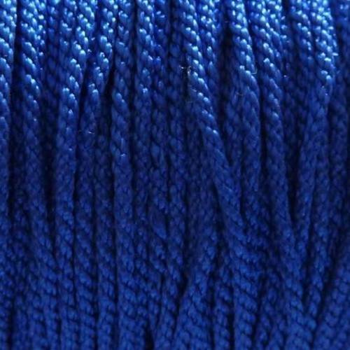 R-fil polyester de couleur bleu foncé brillant 1mm 