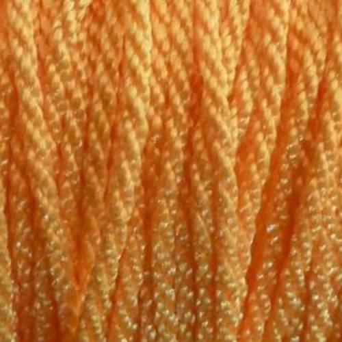 1m fil polyester de couleur orange brillant 1mm 