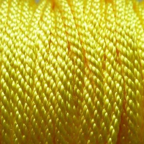 R-fil polyester de couleur jaune brillant 1mm 
