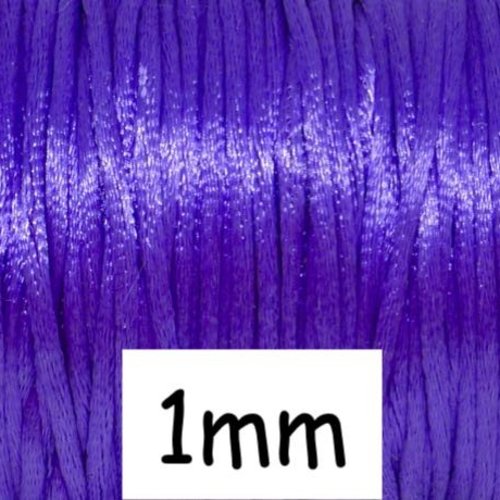 10m cordon queue de rat 1mm violet indigo