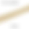 50cm de chainette maille vénitienne arrondie en acier inoxydable doré - 2mm