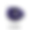 2m cordon cuir 2mm de couleur bleu indigo violet