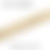 50cm de chainette maille trombone rectangle arrondi en acier inoxydable doré - 7mm x 3mm