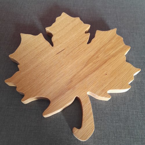 Trèfle à quatre feuilles, dessous de plat en bois exotique,création  artisanale française. : : Produits Handmade
