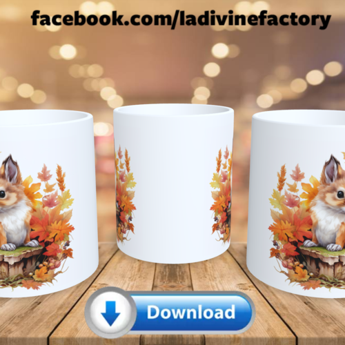 Visuel digital x 1 - pour sublimation mug - automne 012