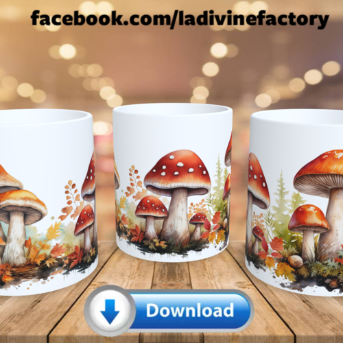 Visuel digital x 1 - pour sublimation mug - automne 013
