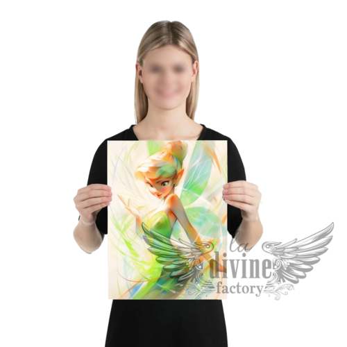 Art mural, affiche poster - tinkerbell 003 fée clochette format 42 x 29.70 cm a3