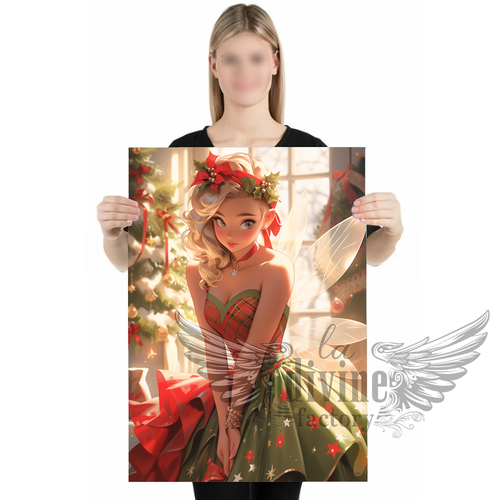 Art mural, affiche poster - tinkerbell 015 fée clochette format 50 x 70 cm