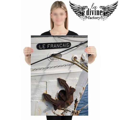 Art mural, affiche poster photo - saint malo 016 - bretagne -  50 x 70 cm
