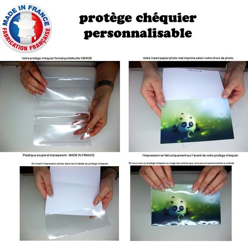Porte protège chéquier chat 002