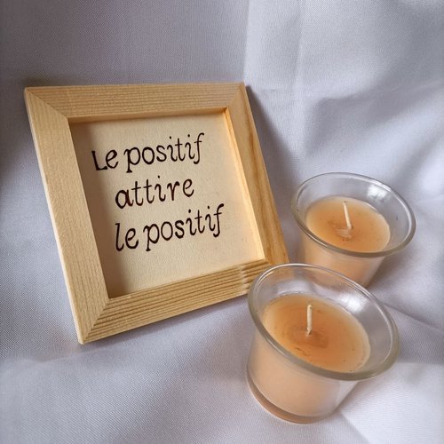 Mini tableau "le positif attire le positif"