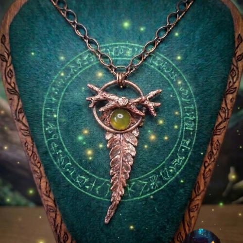 Collier cuivre lumière & renouveau