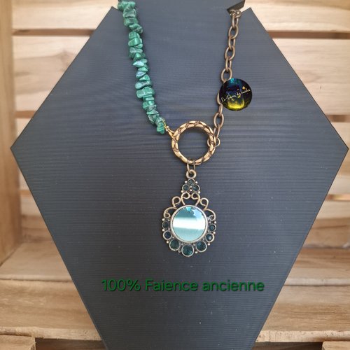 Collier l'élixir de malachite