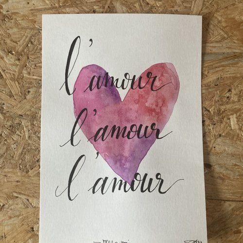 Carte « amour »
