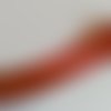 Ruban rouge bordeaux avec des motifs or/doré 15mm - 1 mètre