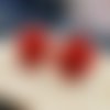 Boutons de manchette "roses rouges"