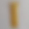 Fermeture non séparable nylon jaune de 12cm