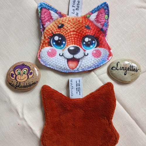 Lingettes animaux de la folie de bébère
