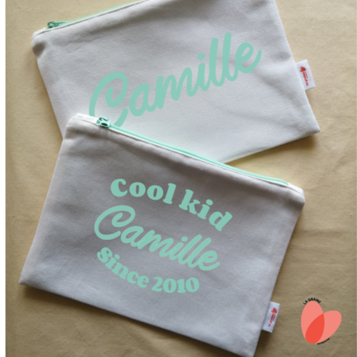 Maxi trousse plate personnalisée