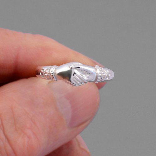 L'anneau de fede en argent 925