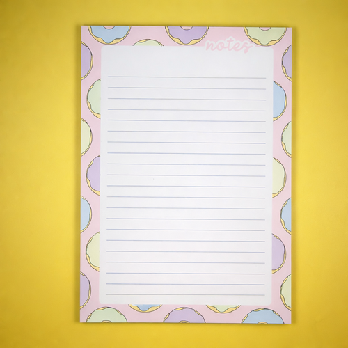 Bloc-notes “donuts pastel”