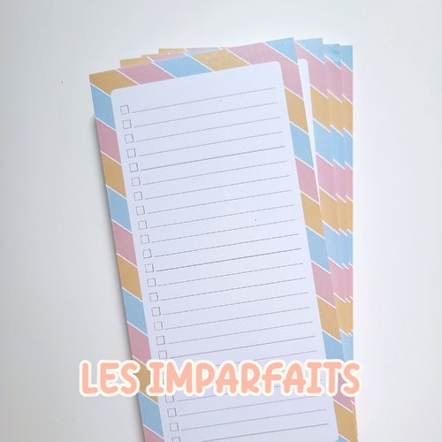 Liste à cocher (légers défauts)