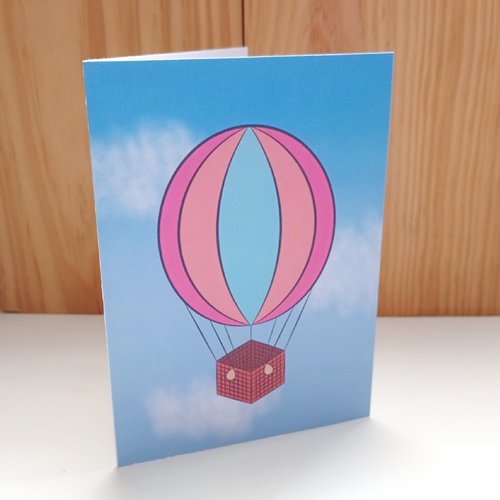 Carte montgolfière