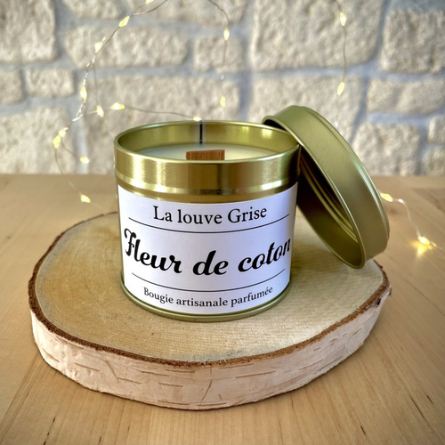 Bougie parfumée à la fleur de coton