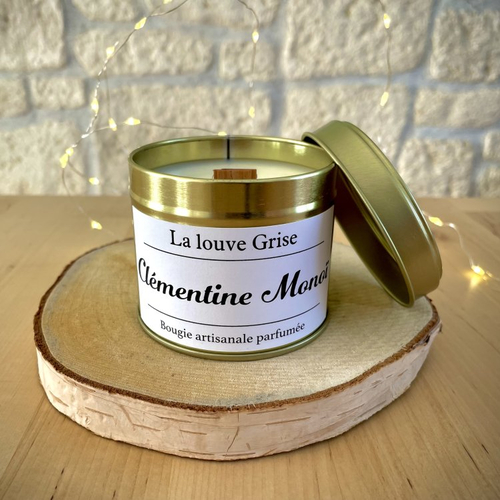 Bougie parfumée à la clémentine et au monoï