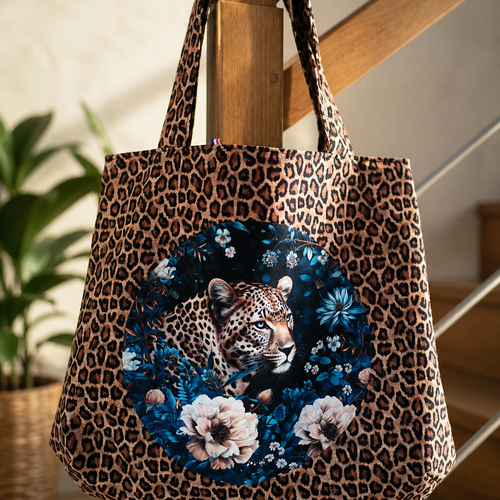 Sac "city bag- edition léopard /floral"