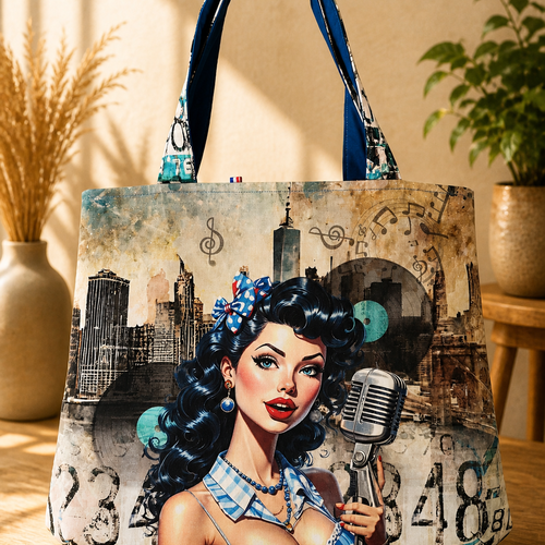 Sac "city bag edition pin-up"