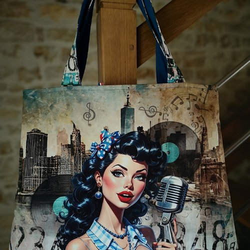 Sac "city bag edition pin-up"