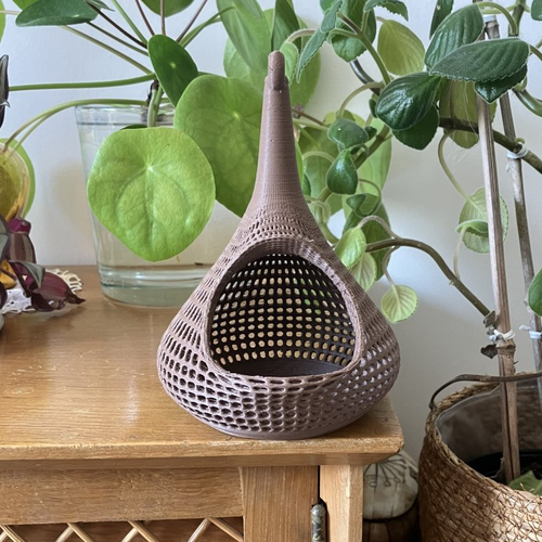 Mangeoire oiseaux en forme de goutte
