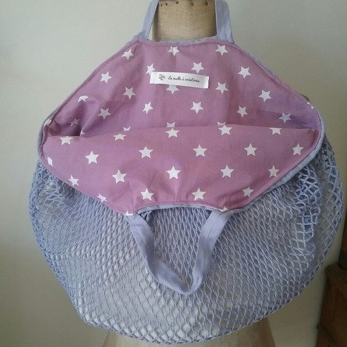 Sac filet à provisions, sac de plage, sac à courses modèle standard