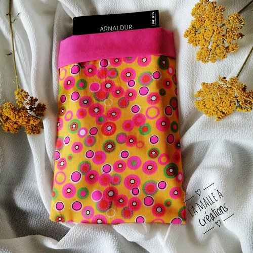 Pochette protège livre réversible