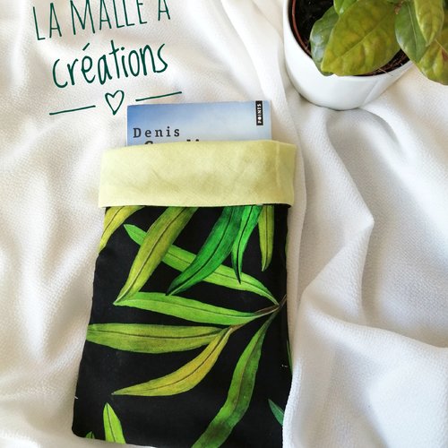 Pochette protège livre réversible format poche