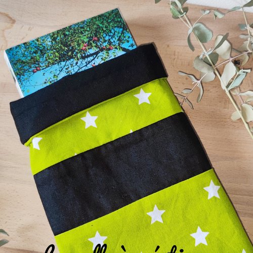 Pochette protège livre réversible format poche